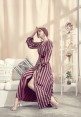 Chambray Long Sleeves Fashion Dress