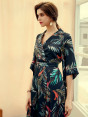 V Neck High Waist Wide Leg Jumpsuit